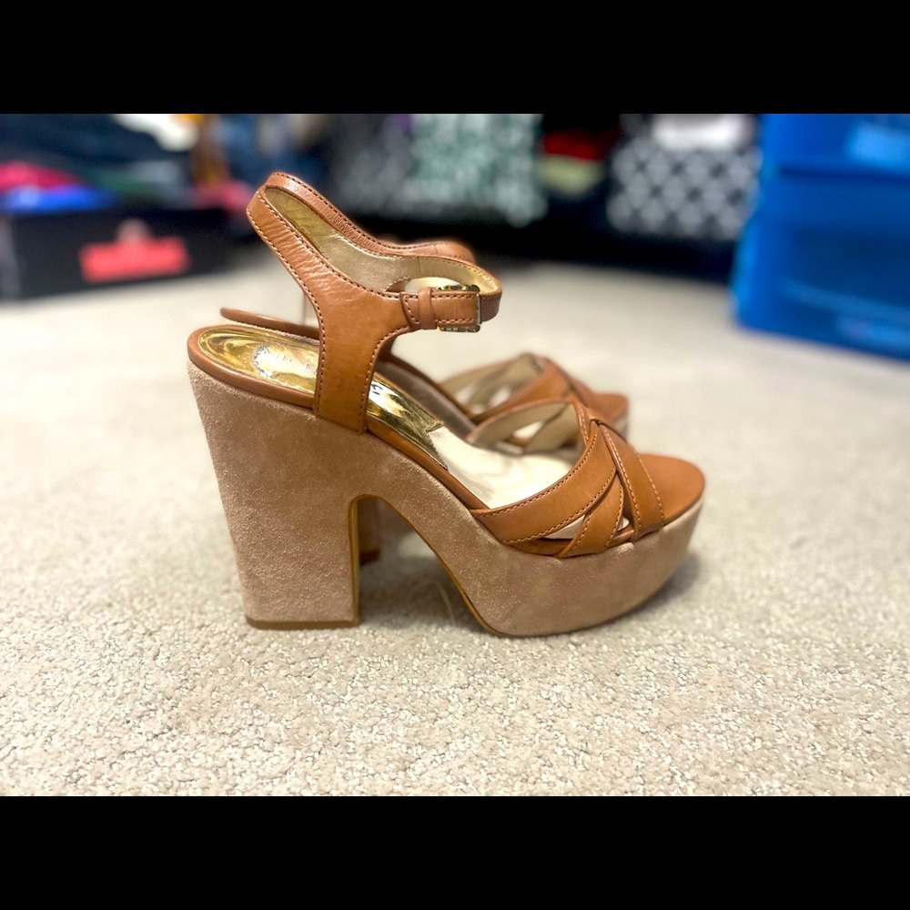 Michael Kors 9.5 block heels